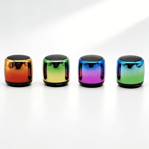 Mini Wireless Speaker With Microphone, Compatible For TWS Pairing 360° Stereo Surround Soun Built-in Mic  Portable