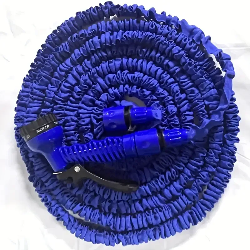75ft Expandable Magic Hose - High-Pressure, Multi-Use Garden & Car Wash Spray Gun with Shrink Feature
