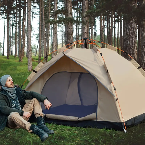Quick-opening automatic tent for outdoor use, waterproof and sunproof automatic tent