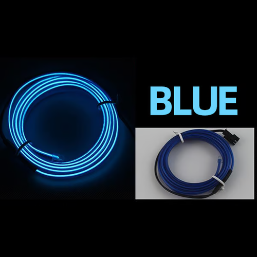 5-meter edge-mounted automotive LED cold light interior ambient light strip clamp-on light source