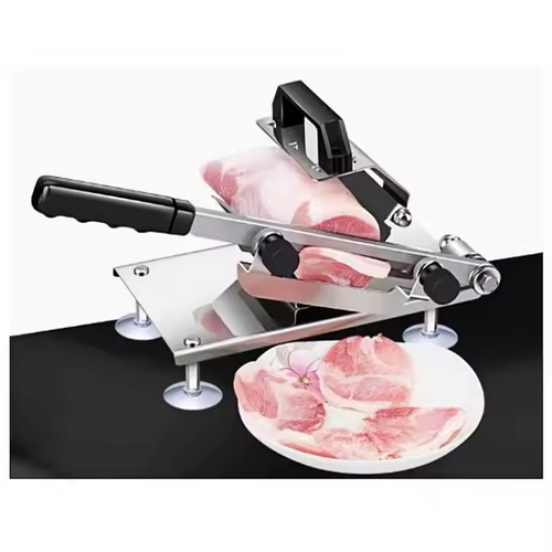 Multifunctional Manual Meat Slicer Stainless Steel Household and Commercial Frozen Meat Roll Slicer Artifact Meat Cutter