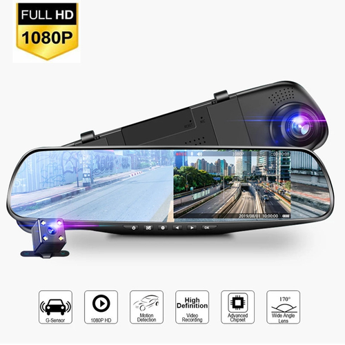 Car dual lens recorder