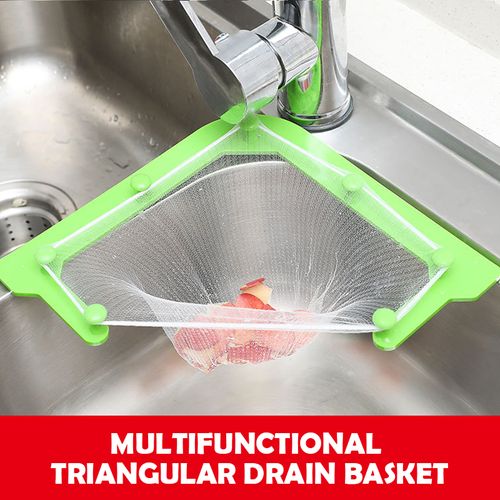 Kitchen Residue Drain Rack, Easy to Handle Without Clogging Pipes