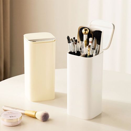 New Favorite for Makeup Brush Storage: Unlock Elegance with One Tap! ✨