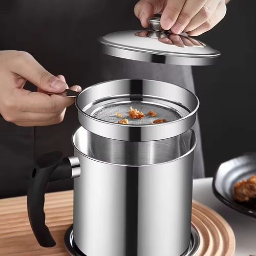 🔥 Must-Have for the Kitchen! Stainless Steel Oil Filter Cup is Here