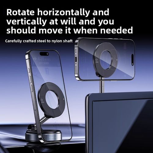 New Foldable Phone Stand | Vacuum Suction, Stable & Versatile