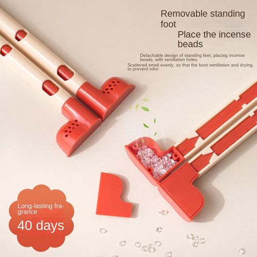Adjustable Boot Shaper with Fragrance Beads 33-54cm Plastic Boot Tree Support Odor Eliminator&Shape Keeper