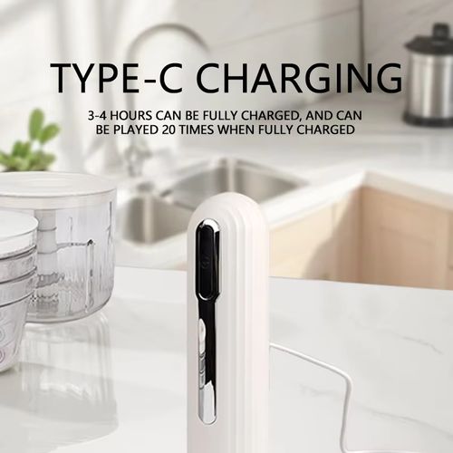 USB Small Portable Household Battery-Powered Multi-Functional Baby Food Maker Meat Grinder Slicer Vegetable Mixer Garlic Paste