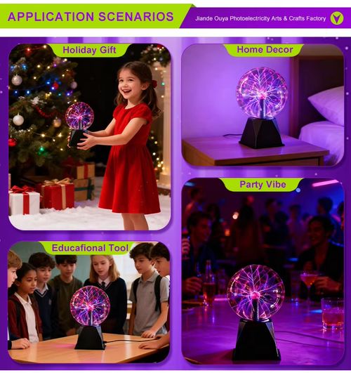 High Quality 5 Inch Magic Plasma Ball Touch Control Sensitive Light