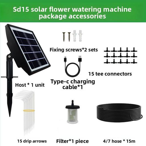 New Solar-powered Automatic Timer Watering Device