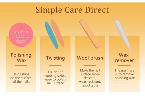 Nail polishing wax tool set