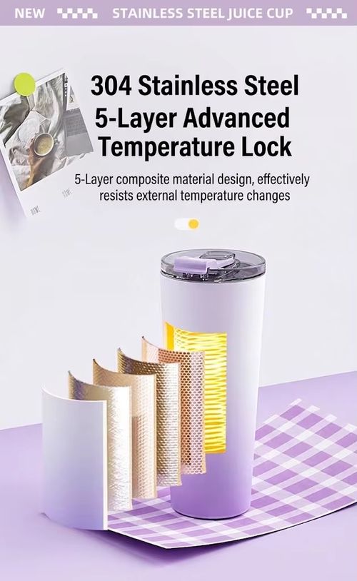 Electric Juicer Bottle 5-Layer Insulation