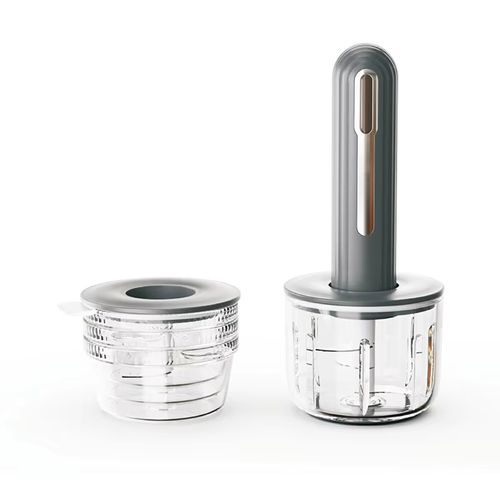 USB Small Portable Household Battery-Powered Multi-Functional Baby Food Maker Meat Grinder Slicer Vegetable Mixer Garlic Paste