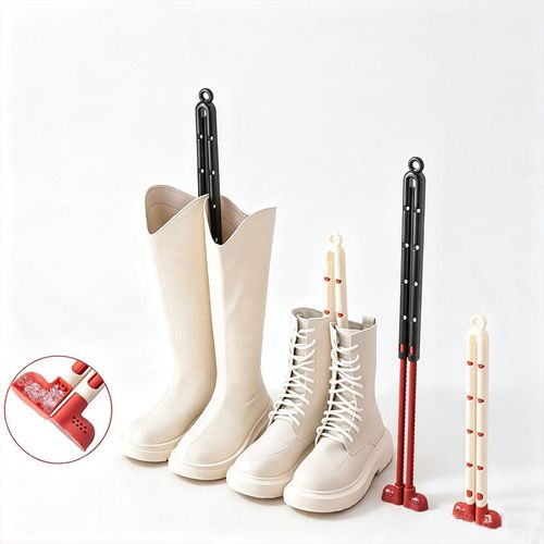 Adjustable Boot Shaper with Fragrance Beads 33-54cm Plastic Boot Tree Support Odor Eliminator&Shape Keeper
