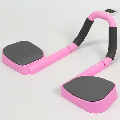 Home Fitness Plank Trainer With Count Timer Elbow Protection Core Abdominal Training Exercise Tool