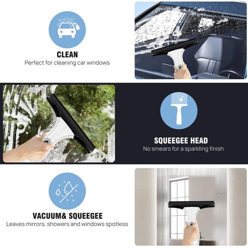 Cordless Window Cleaning Vacuum Rechargeable Electric Window Vacuum Cleaner