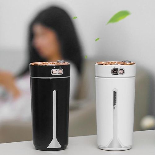 Car Aromatherapy Humidifier, Mini Portable Car Air Atomizer with Colorful Lights