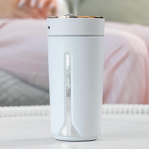 Car Aromatherapy Humidifier, Mini Portable Car Air Atomizer with Colorful Lights