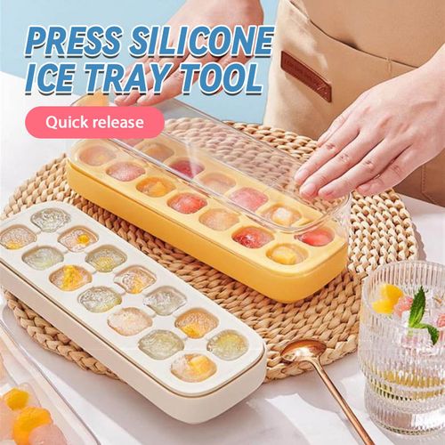 Press Silicone Ice Tray Tool