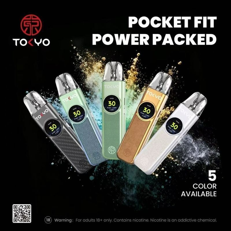 TIKOMOD東京帝刻 30W 1200mAh 電子煙主機 一代主機 Type-C充電