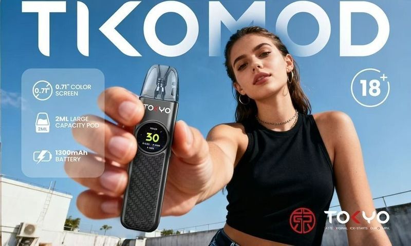 TIKOMOD東京帝刻 30W 1200mAh 電子煙主機 一代主機 Type-C充電