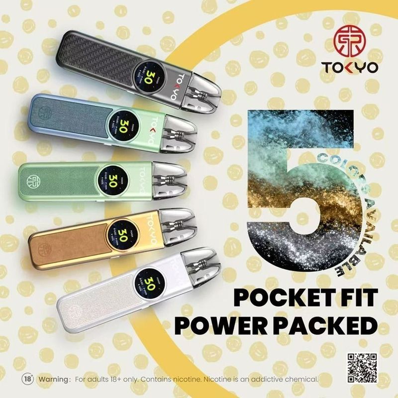 TIKOMOD東京帝刻 30W 1200mAh 電子煙主機 一代主機 Type-C充電