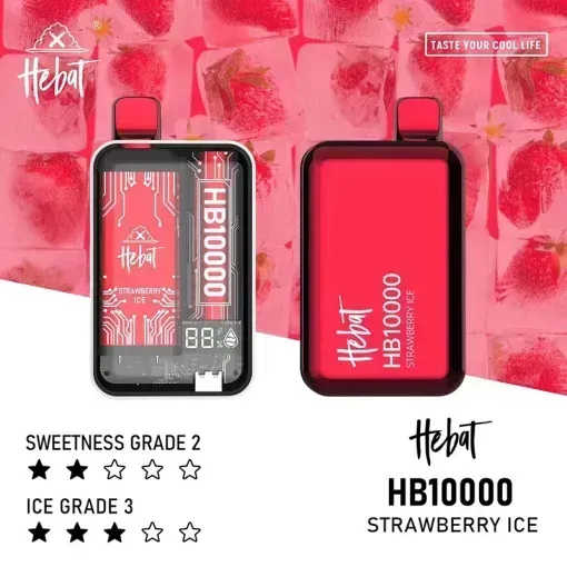 HEBAT 10000口 14ML 拋棄式小煙 Type-C充電 多口味選擇