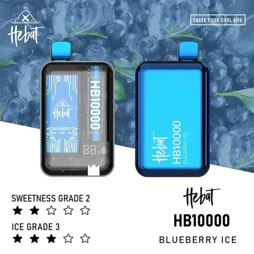 HEBAT 10000口 14ML 拋棄式小煙 Type-C充電 多口味選擇