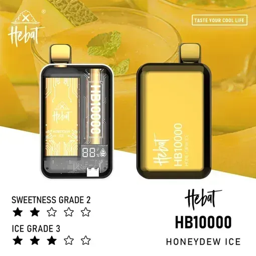 HEBAT 10000口 14ML 拋棄式小煙 Type-C充電 多口味選擇