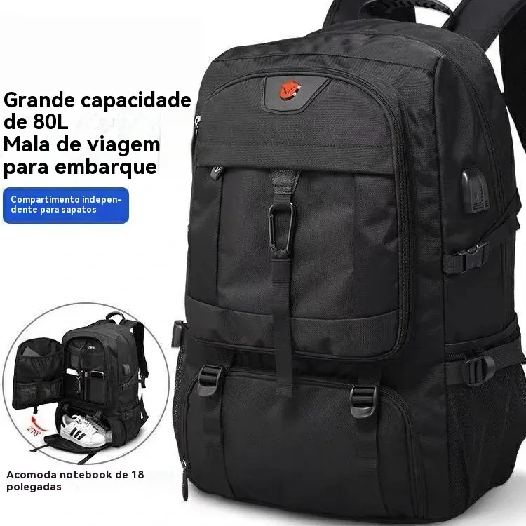 Mochila de Viagem Multifuncional de 80L