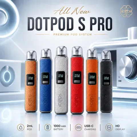 DOTMOD佩特里 DotPod S PRO 35w Type-C充電 可調功率 電子煙主機