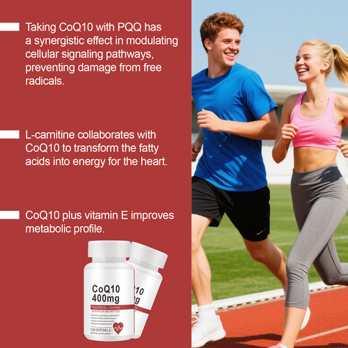 Coenzyme Q10 Soft Capsules, Enhance Immunity, Support Cardiovascular System