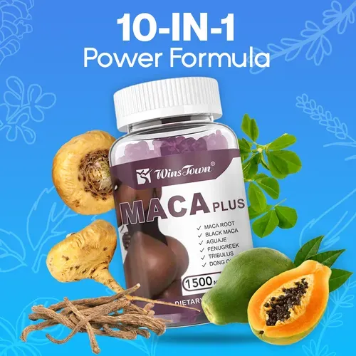 Maca Plus Gummies (1500mg) | Dietary Supplement for Hips Enlargement