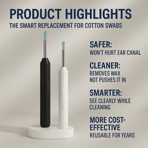 Smart visual earwax cleaner