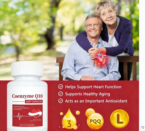 Coenzyme Q10 Soft Capsules, Enhance Immunity, Support Cardiovascular System