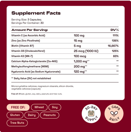 Daily Beauty Formula – Skin • Hair • Nails Support