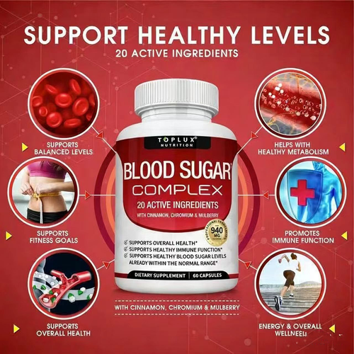 Cinnamon, bitter melon, chromium, mulberry, alpha-lipoic acid, herbal health blood sugar level capsules
