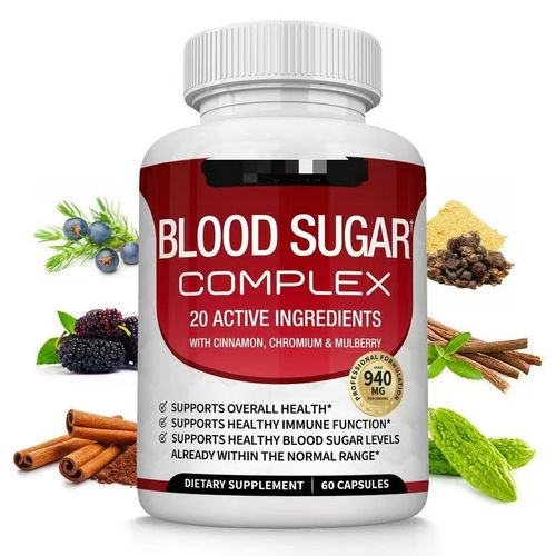 Cinnamon, bitter melon, chromium, mulberry, alpha-lipoic acid, herbal health blood sugar level capsules