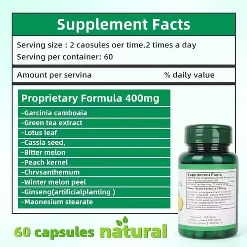 Herbal Fat Burning Slimming Weight Control Capsules