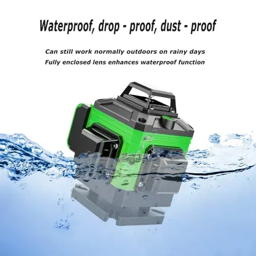 🔥SALE 49% OFF！！-🔥8-channel green light is extremely clear, automatic leveling is just around the corner, water-resistant, dust-proof and durable. With IP54 protection, it can withstand use in construction sites and home renovations. The construction accuracy is on par with the ceiling. With it, even novice builders can instantly become experts. Whoever uses it will love it!