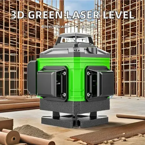 🔥SALE 49% OFF！！-🔥8-channel green light is extremely clear, automatic leveling is just around the corner, water-resistant, dust-proof and durable. With IP54 protection, it can withstand use in construction sites and home renovations. The construction accuracy is on par with the ceiling. With it, even novice builders can instantly become experts. Whoever uses it will love it!