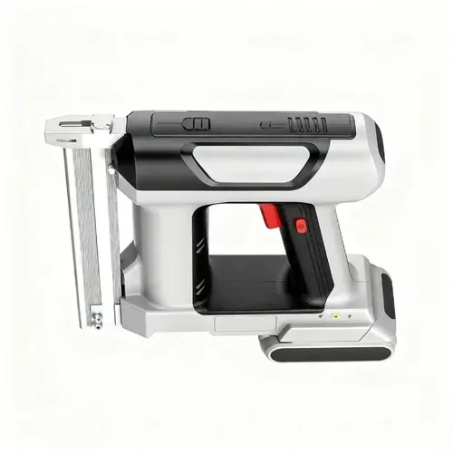 Lithium battery nail gun. Place your order today and you will receive 1000 nails for free. It can be used in single-shot or burst-fire mode, allowing you to switch freely. It has lithium battery-powered wireless power supply and is made of high-strength material, which is durable. The ergonomic handle makes it easy to operate. It is an efficient tool for woodworking, decoration, DIY projects, and can nail all kinds of demands.