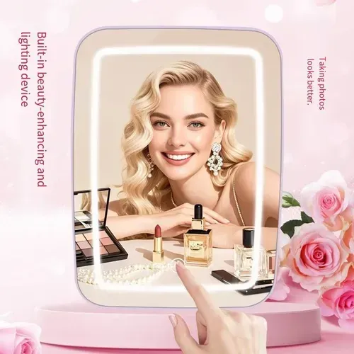 This mini fridge has a cute and delicate appearance. Its milk white color is very versatile and practical. It can hold drinks and cosmetics. It operates quietly without making noise. It can be adjusted to both cold and warm temperatures. It also has a makeup mirror for convenient touch-ups and skin care. It's a great choice for small spaces with big functions!