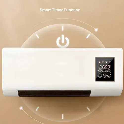 Wall-mounted air conditioner with both cooling and heating modes. It can provide powerful air circulation in a wide angle, quickly covering the entire house. It also has intelligent timing and safety delay functions, making the operation simple. It creates a constant temperature and comfortable environment for your home throughout the year, serving as a companion to enhance your home's happiness.