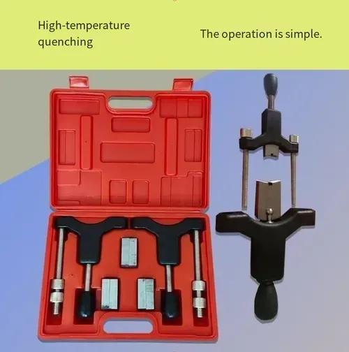 The half-shaft sleeve thread corrector is made of high-strength material and features multiple specification modules. It can precisely repair threads of different pitch. The operation is simple and does not require disassembling the entire assembly. It effectively builds a thread defense line to ensure the safety of vehicle transmission.