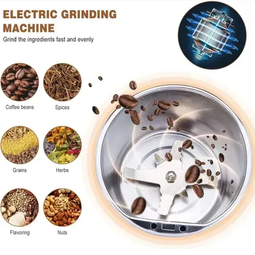 Grain Mill, Small Household Grinder, High-Power Crusher, Wall-Breaking Machine, Suitable for Kitchen Use, Essential for Home Cooking, Christmas Gift Giving, Best for Christmas