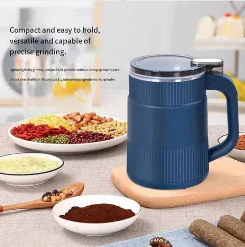 Grain Mill, Small Household Grinder, High-Power Crusher, Wall-Breaking Machine, Suitable for Kitchen Use, Essential for Home Cooking, Christmas Gift Giving, Best for Christmas