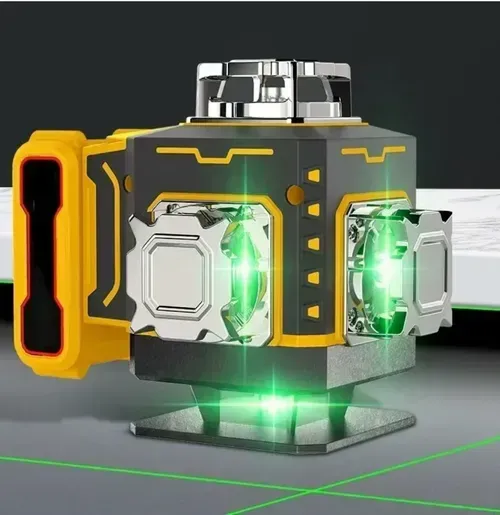 12-line green light level gauge, the precise tool for decoration layout. 12 lines, 360° full-range control. Green light has strong light and clear image. It is shock-proof and durable. It has long battery life and can be set up at multiple angles. Each line is precise, and the construction effect is neat and beautiful!