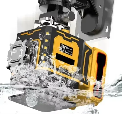 12-line green light level gauge, the precise tool for decoration layout. 12 lines, 360° full-range control. Green light has strong light and clear image. It is shock-proof and durable. It has long battery life and can be set up at multiple angles. Each line is precise, and the construction effect is neat and beautiful!