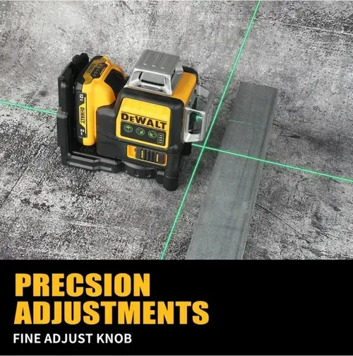 12-line green light level gauge, the precise tool for decoration layout. 12 lines, 360° full-range control. Green light has strong light and clear image. It is shock-proof and durable. It has long battery life and can be set up at multiple angles. Each line is precise, and the construction effect is neat and beautiful!